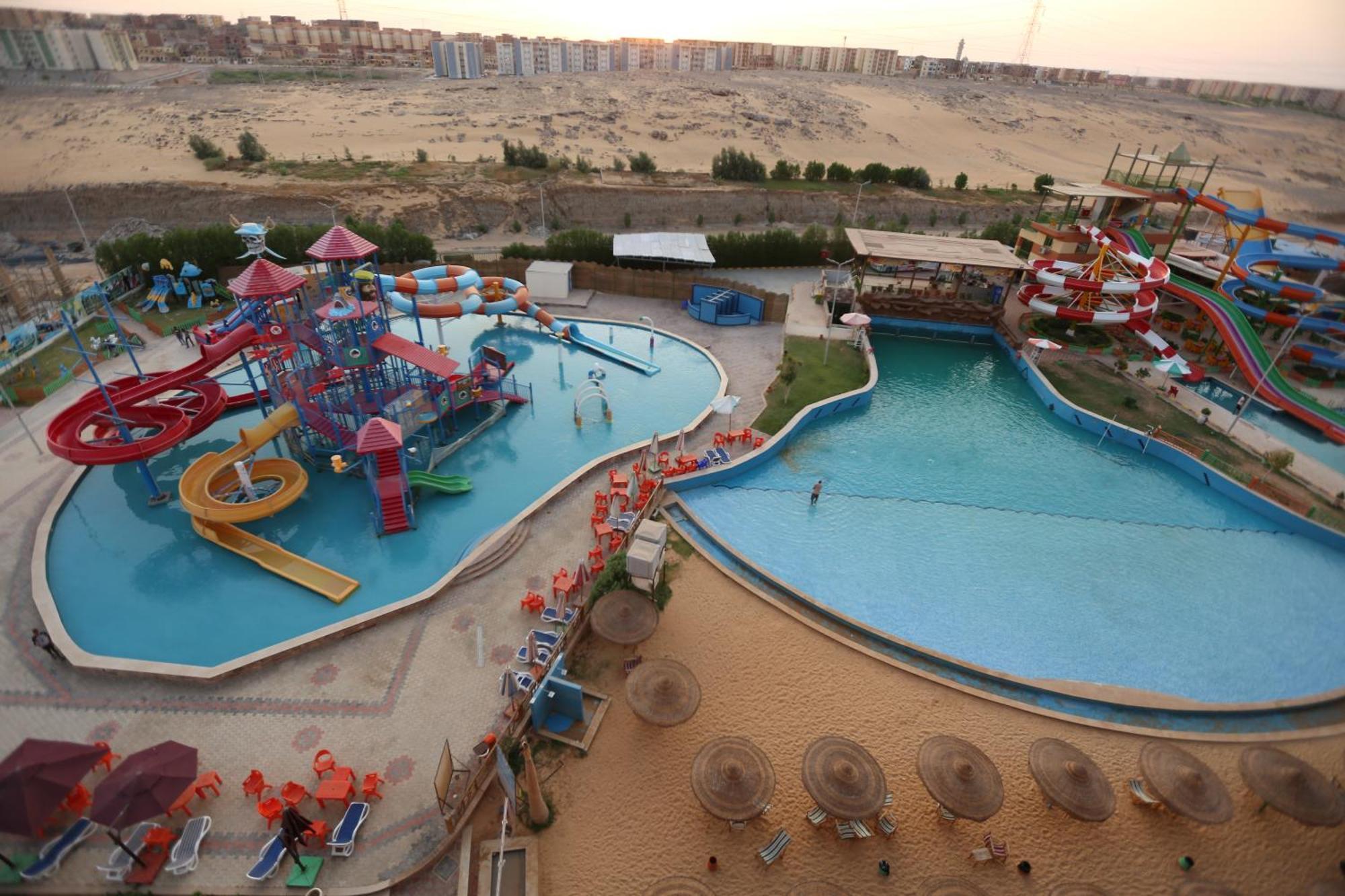 Marina Aqua Park Hotel Assuan Esterno foto